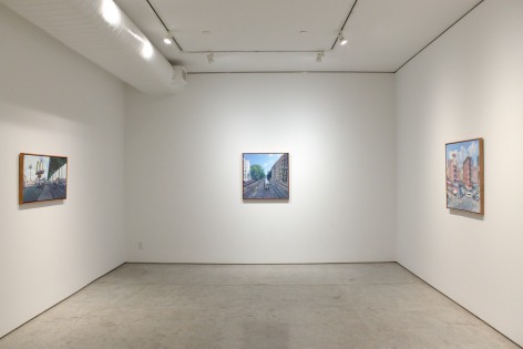 Installation View, Andrew Lenaghan, Places Have Their Moments​, George Adams Gallery, New York, 2020.