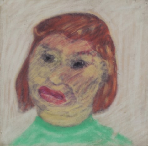 Peter Saul  Woman in Green Shirt, c. 1957