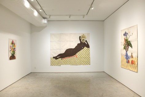 Installation View, Katherine Sherwood, In the Yelling Clinic: 2010-2019, George Adams Gallery, New York, 2019.