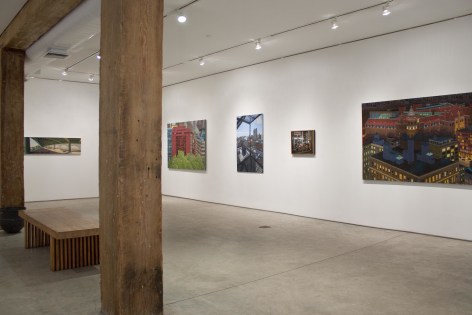 Installation View, Differing Views, George Adams Gallery, New York, 2016.