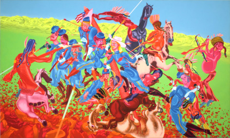 Peter Saul, Custer&#039;s Last Stand #1, 1973