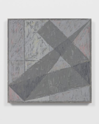 grey black geometric abstract painting