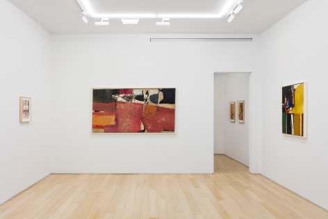 installation view of Richard diebenkorn paintings and drawings