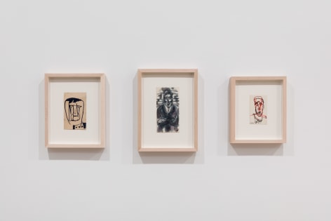 installation view of Richard Diebenkorn works on paper