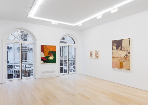 installation view of Richard diebenkorn paintings and drawings