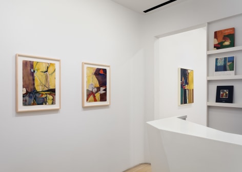 installation view of Richard diebenkorn paintings and drawings