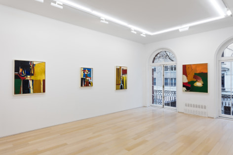 installation view of Richard diebenkorn paintings and drawings