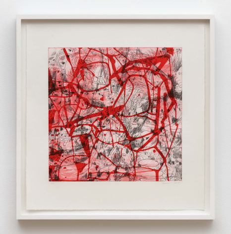 abstract gestural print