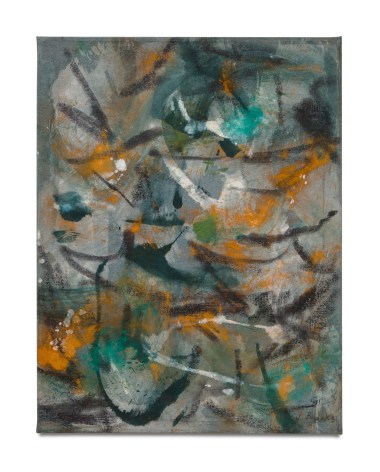 P,&nbsp;1952 Oil on muslin