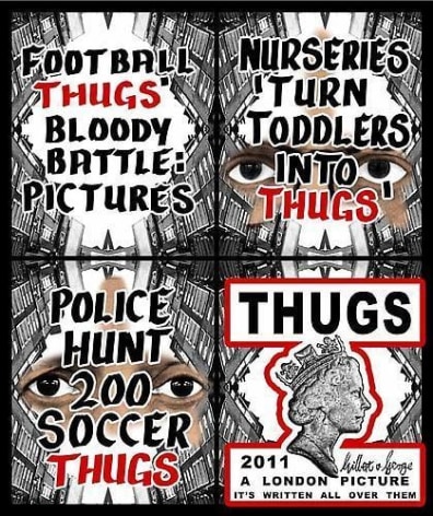 GILBERT &amp;amp; GEORGE, Thugs, 2011