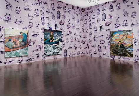 Hernan Bas: Choose Your Own Adventure, Installation view at Yuz Museum, Shanghai