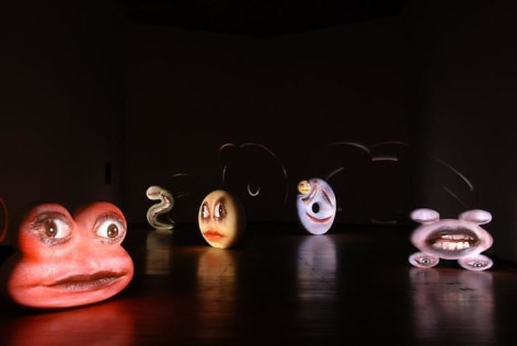 TONY OURSLER Installation view, 2011