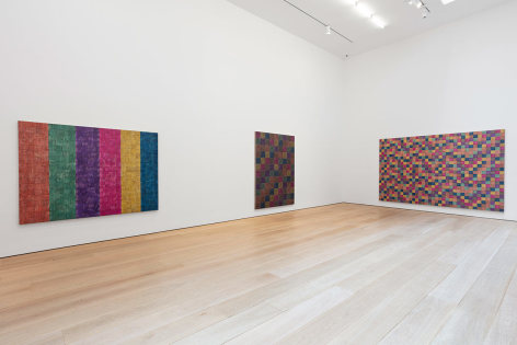 McArthur Binion:&nbsp;Modern:Ancient:Brown, Installation view, New York