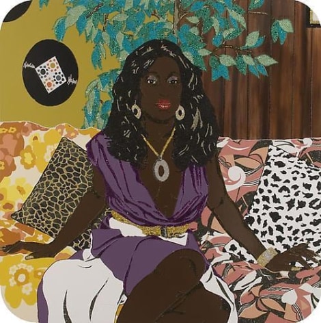 MICKALENE THOMAS Portrait of Qusuquzah, 2008