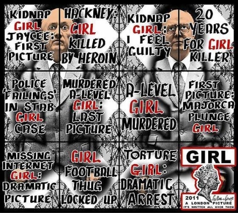 GILBERT &amp;amp; GEORGE, Girl, 2011