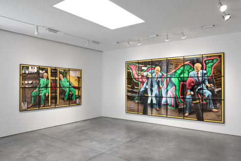 Gilbert &amp;amp; George:&nbsp;NEW NORMAL PICTURES, Installation view, New York