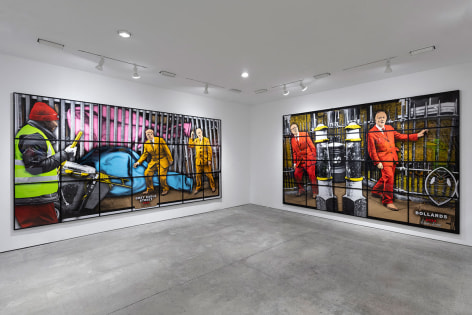 Gilbert &amp;amp; George:&nbsp;NEW NORMAL PICTURES, Installation view, New York