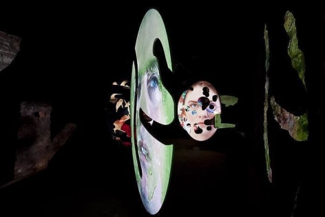 Tony Oursler: Vampiric Battle