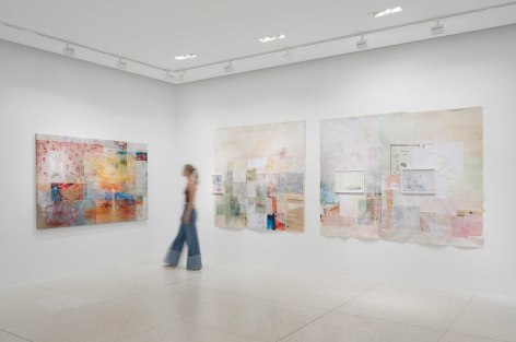 Mandy El-Sayegh:&nbsp;Still, evident (notes on dreams), Installation View, Palm Beach