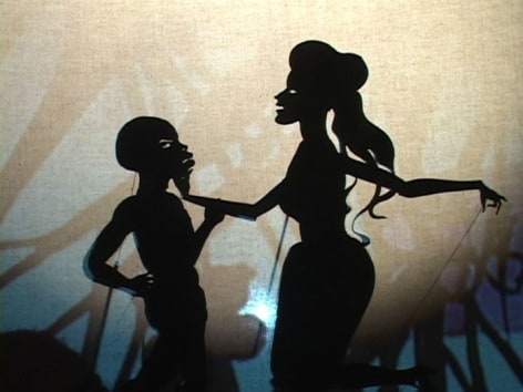 KARA WALKER Fall Frum Grace, Miss Pipi&rsquo;s Blue Tale&nbsp;(film still),&nbsp;2011