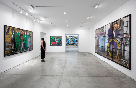 Gilbert &amp;amp; George:&nbsp;NEW NORMAL PICTURES, Installation view, New York