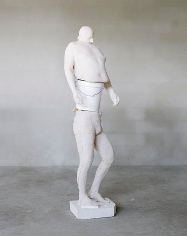 ERWIN WURM White Bucket (Synthesa), 2013