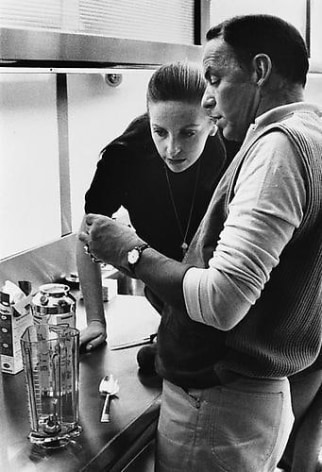 YUL BRYNNER Doris and Frank Sinatra, Palm Springs, 1963