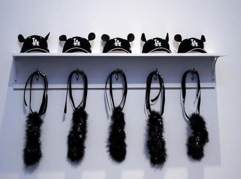 Mario Ybarra Jr. Black Squirrel Society installation view 3