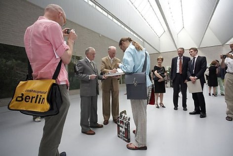 Installation view with Gilbert &amp;amp; George