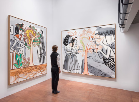 David Salle:&nbsp;Alchemy in Real Life, Installation view, Seoul