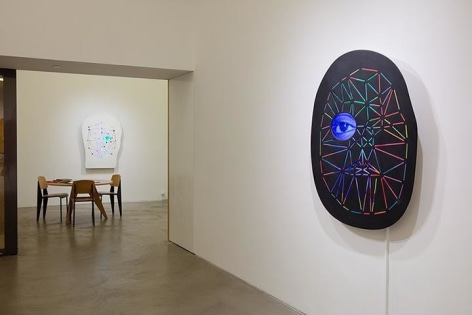 Tony Oursler, PriV%te Installation view 3