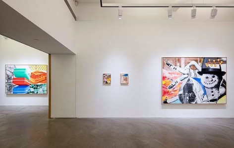 David Salle installation view 5