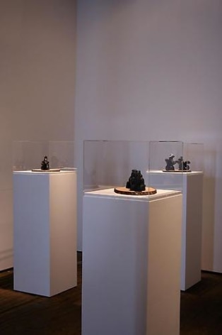 Mario Ybarra Jr. Black Squirrel Society installation view 4