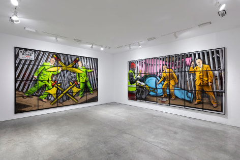 Gilbert &amp;amp; George:&nbsp;NEW NORMAL PICTURES, Installation view, New York