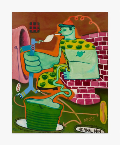 Peter Saul, &quot;Sex Deviate Being Executed,&quot; 1964.