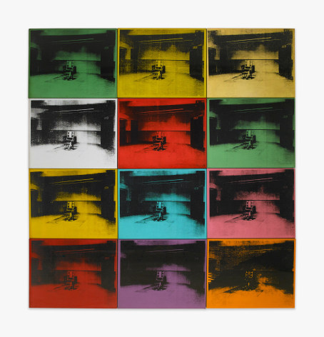 Andy Warhol Twelve Electric Chairs, 1964