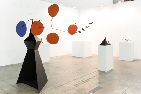 Installation view of Alexander Calder at Zona Maco, Mexico City, 2016