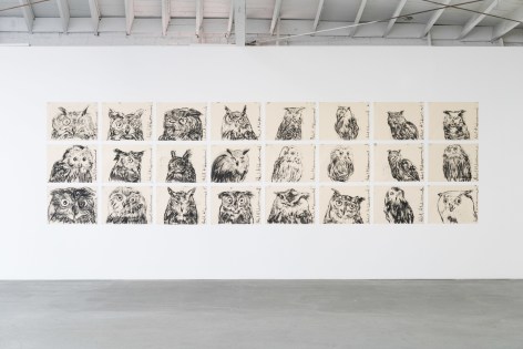 Installation view of Adel Abdessemed: From Here to Eternity, Los Angeles, Venus Over Los Angeles, 2015