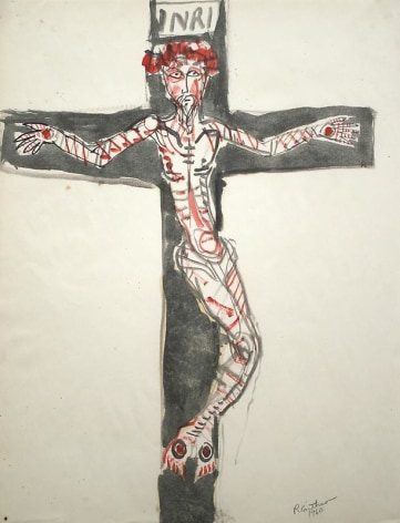 Untitled [INRI - Christ on crucifix], 1961