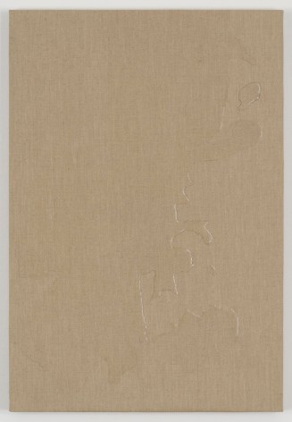 , HELENE APPEL&nbsp;Spilled Water,&nbsp;2014&nbsp;Watercolor on linen&nbsp;29 1/2 x 20 1/16 in. (75 x 51 cm)