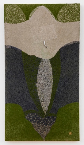 , ELIAS SIME&nbsp;Ants &amp;amp; Ceramicists 7, 2009-14 Yarn stitch on canvas&nbsp;60 3/4 x 33 3/8 x 2 1/4 in. (154 x 85 x 6 cm)