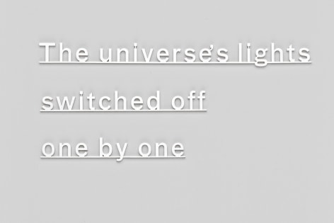 , The universe&#039;s lights switched off one by one, 2015