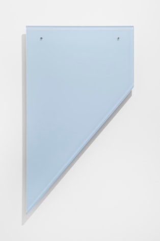 , HEATHER ROWE Untitled (Luminous Cloud), 2014 Plexiglass, paint 21 x 37 x 3/4 in. (53.3 x 94 x 1.9 cm)