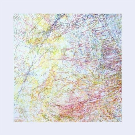 INGRID CALAME, # 182 Working Drawing, 2005, color pencil on trace Mylar, 88 x 88 inches