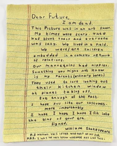 SIMON EVANS Letter To The Future, 2011