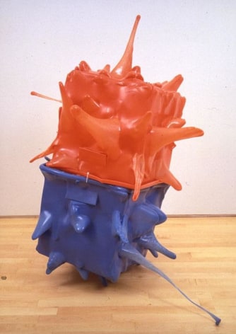 Beta (Orange/Blue) 2000, Plastic, 64 x 61 x 45 inches