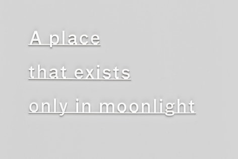 , A place that exists only in moonlight, 2015
