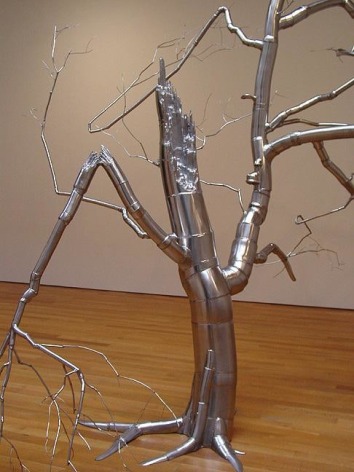 ROXY PAINE, Misnomer, 2005, stainless steel, 12 x 16 x 11 feet