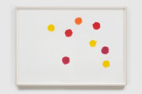 SPENCER FINCH, Following a Bee (Zinnias)