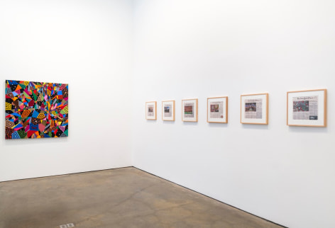 , FRED TOMASELLI Current Events, 2014 Installation view